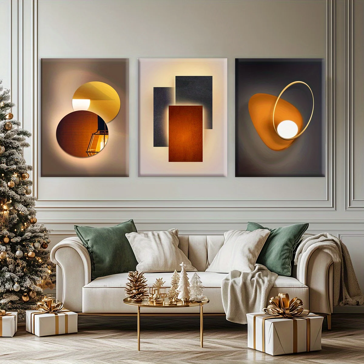 

3 Упаковки Абстрактных Фэнтезийных Произведений Искусства Без Рамы, Принты На Холсте, Современный Домашний Декор