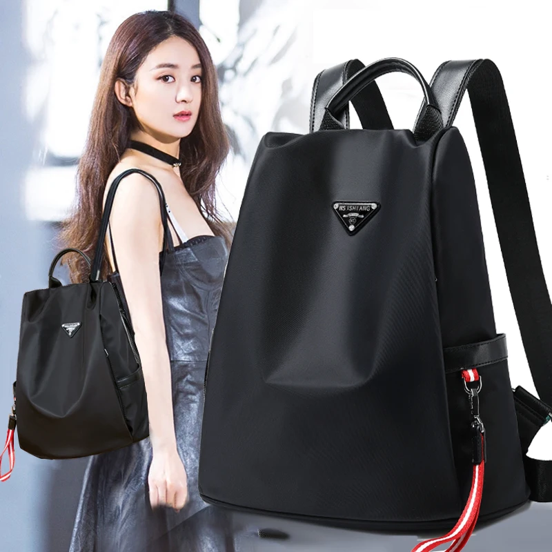 

BackpackWomen Oxford 2021 Joker Bag Large-capacity Canvas Bag Portable Travel Computer Backpack Girl's Personalized Schoolbag