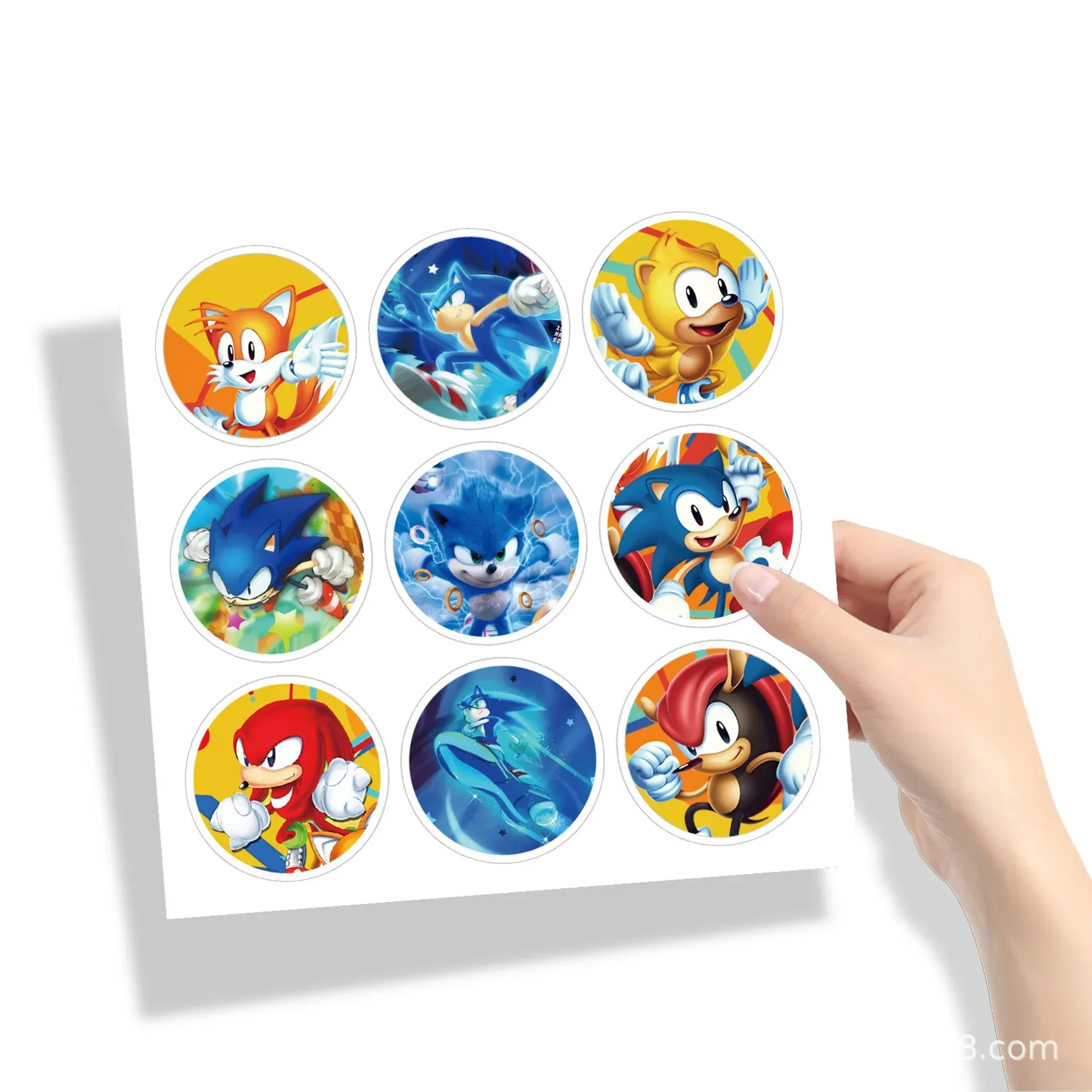 Наклейки Sonic Carnival Party: Синий Ежик, Аниме-персонаж Shadow Tails, Сверхскоростные клейкие стикеры, Декоративные принадлежности, Игрушка (art.: 3920dc0e257cb) - 3920dc0e257cb