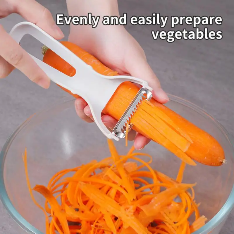 

Household Multifunctional Hanging Peeler Sharp Blade Carrot Peeler Hanging Hole Design Labor-saving Fruit And Vegetable Shredder