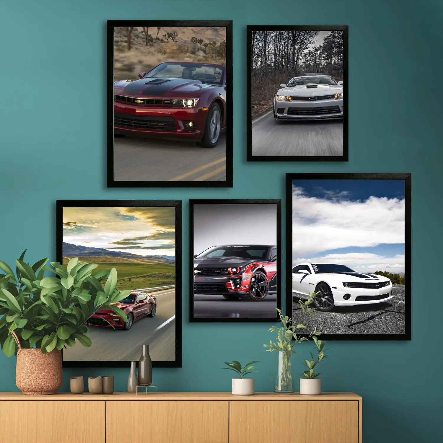 Каmaro Печать на холсте Современный