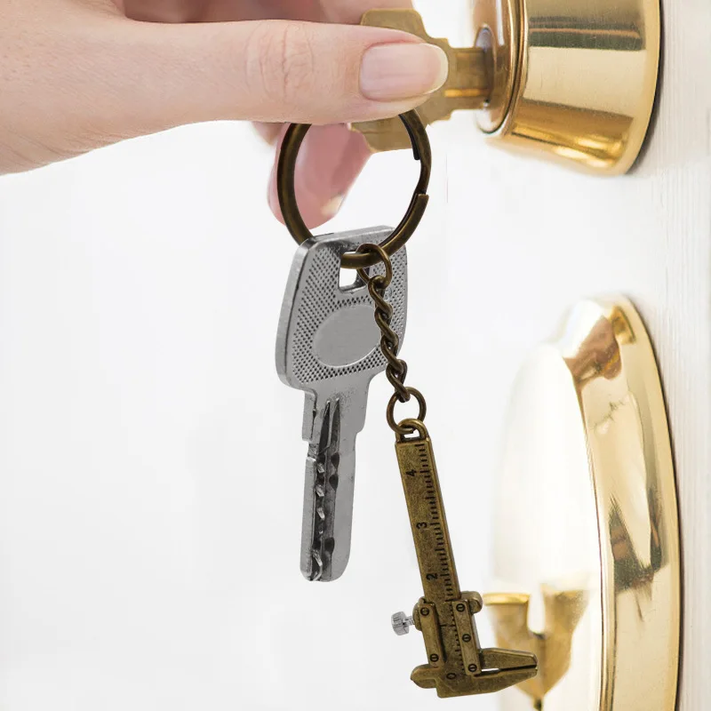 Мини-штангенциркуль портативный брелок с верньерным штангенциркулем