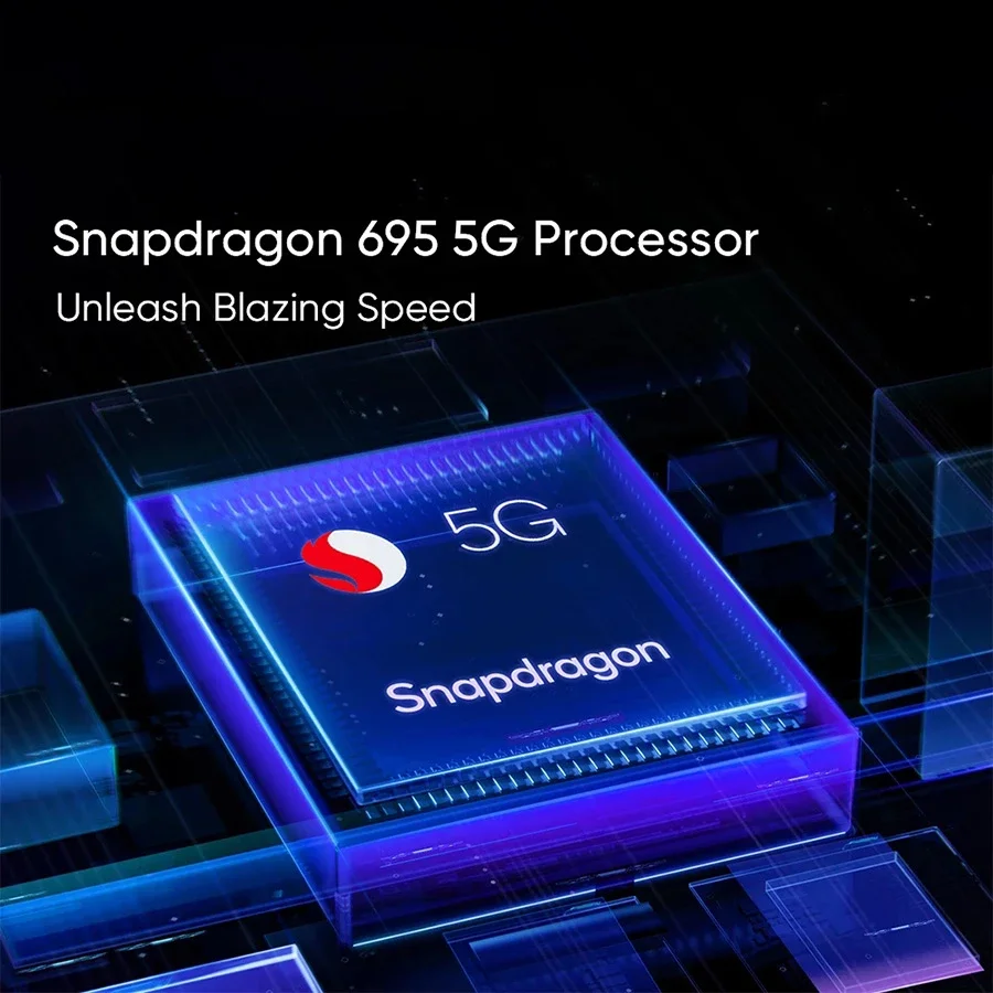 Najtaniej Globalna Wersja Realme 9 5G Smartphone Snapdragon 695 5G Ośmiordzeniowy Procesor 6.6 ''120Hz Wyświetlacz 50MP Potrójne Kamery 5000mAh Bateria