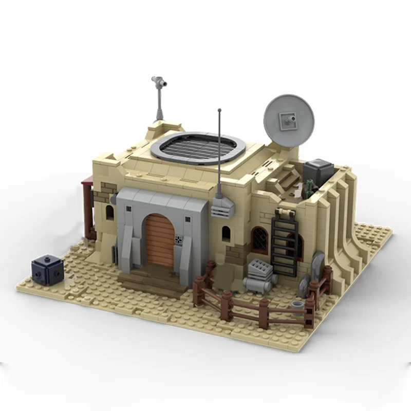 929 деталей MOC SW Генератор Моса Эйсли с Татуина # Конструктор «Боевая модель» 6 звезд, строительные блоки, идея для рождественского подарка, образовательная игрушка (art.: 3920dd0c31640) - 3920dd0c31640