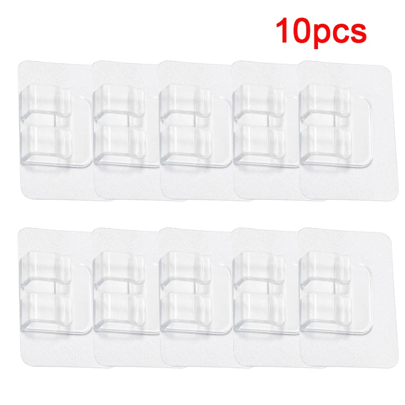 

Прозрачные универсальные крючки из пластика