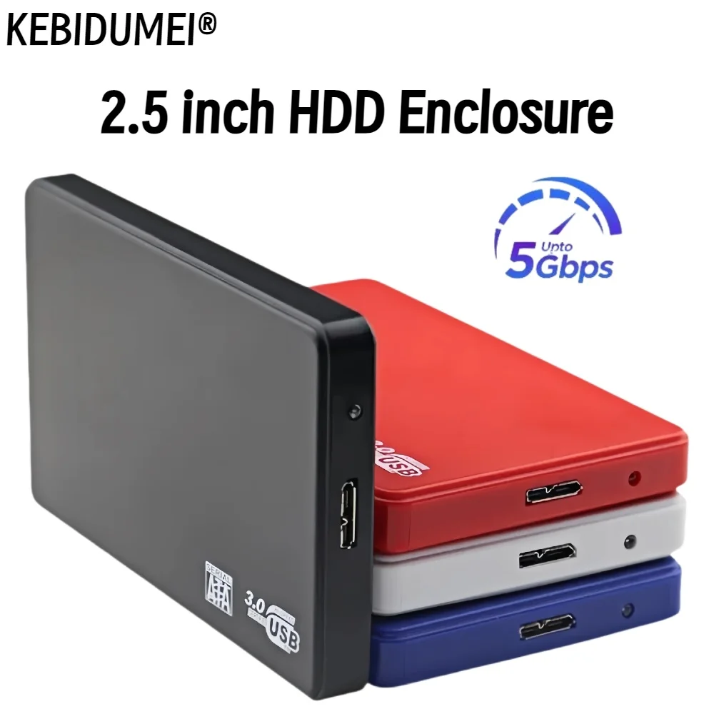 2,5-дюймовый чехол для жесткого диска SSD USB 3.0 к SATA, корпус для ...