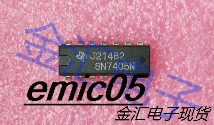 10 шт. Оригинальный запас SN7405N 16.DIP16