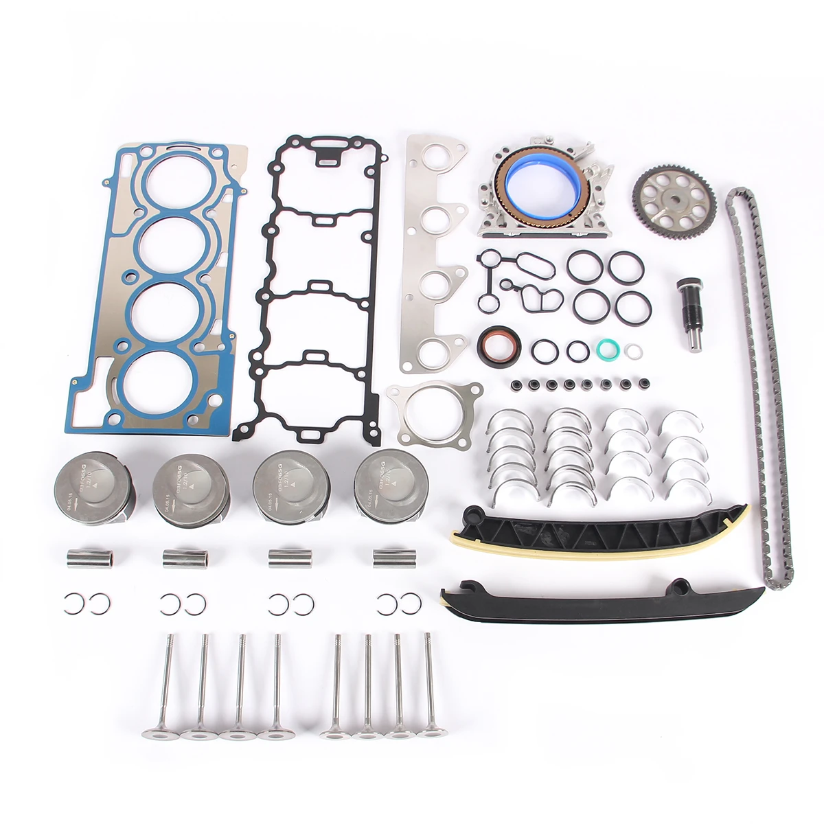 

Комплект для ремонта прокладок двигателя 1,2 T, подходит для VW Beetle Caddy Polo Touran Audi A1 A3 Skoda Fabia Seat Ibiza 03F103383E CCZA