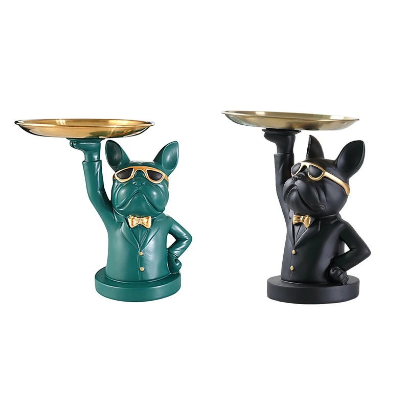 

Декоративная статуэтка-поднос для хранения монет и банковских ключей