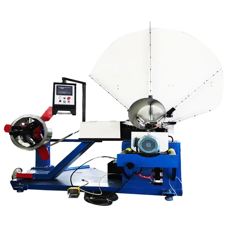 Профессиональная машина для формовки спиральных труб оборудование вентиляции