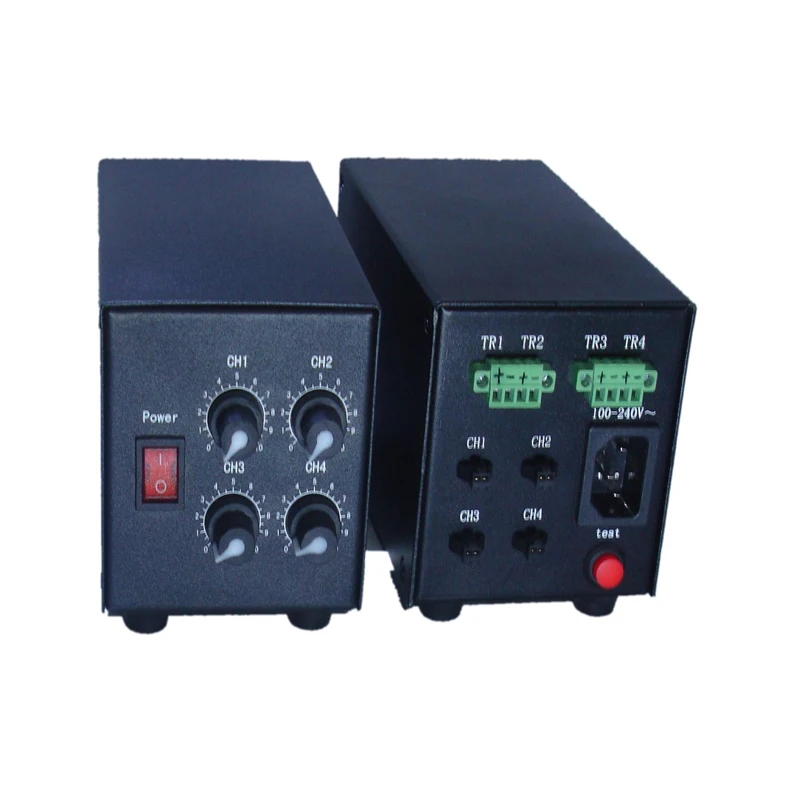 Manually simulate the four-way belt trigger machine vision light source controller brightness regulator