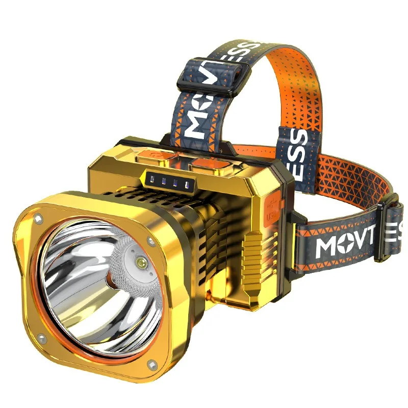 

Фонарь, яркий фонарь, аккумуляторный фонарь для ночной рыбалки, бытовой супер яркий фонарь для майнинга с креплением на голову