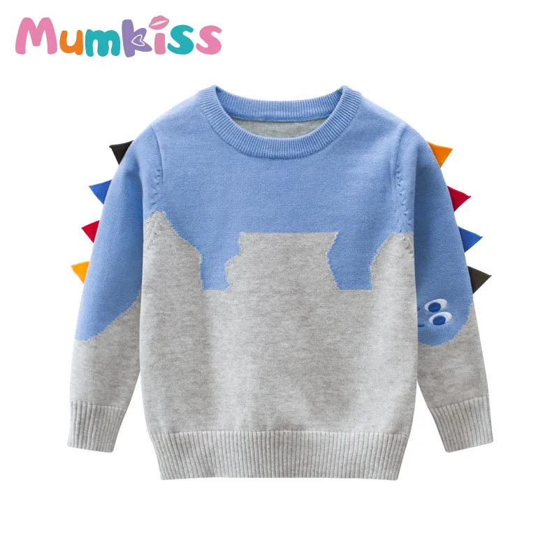 

Свитер детский хлопковый утепленный с мультяшным принтом, на Возраст 3-8 лет