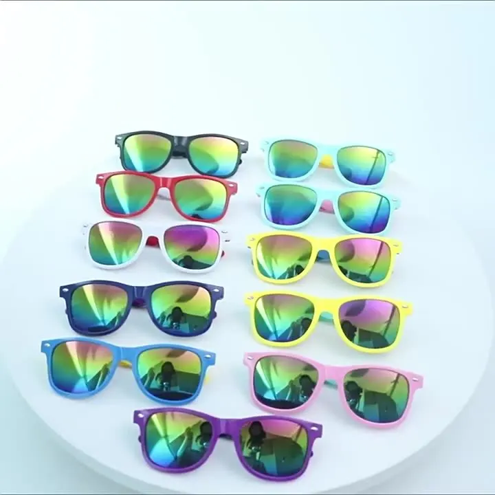 Лидер продаж детские солнцезащитные очки для мальчиков и девочек с рисовым