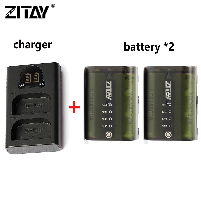 Аккумулятор ZITAY DMW-BLF19E для камеры 7 2 В 2040 мАч