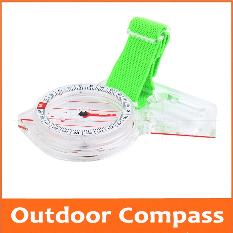 

Toy for Children Gift Scale Compass Outdoor Travel Survival Supplies Map with Rope Hiking Adventure Physics Teaching Instrument