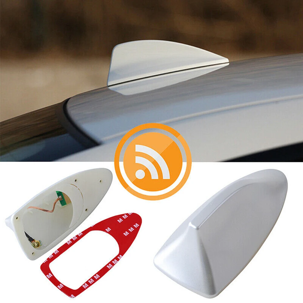 

Car Fin Antenna Fin Roof Antenna Cover Exterior Accessories For Hyundai Sonata-Elantra Ebony 2015-2019