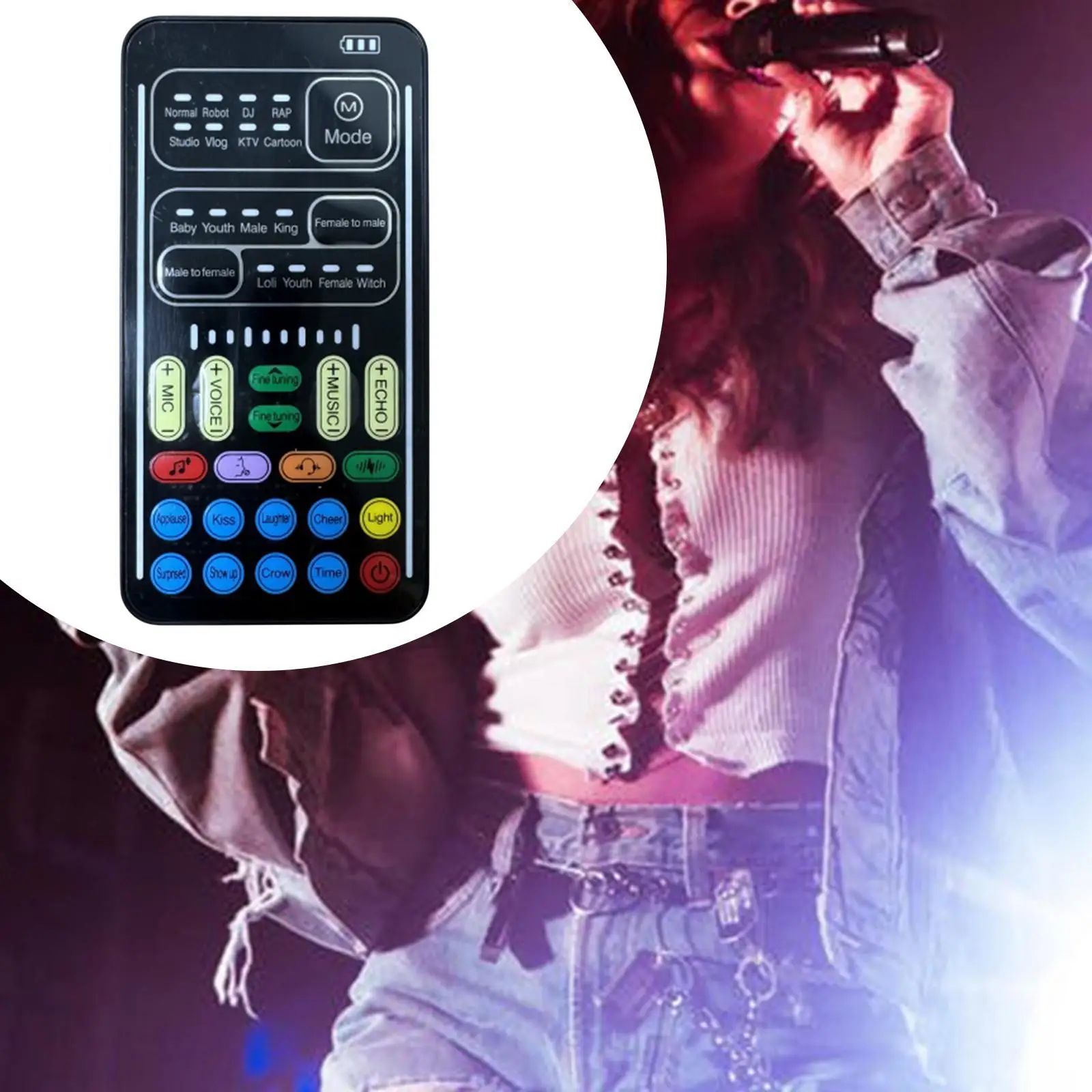 Voice Changer Compact 8 Sound Effects for Game Laptop Computer |