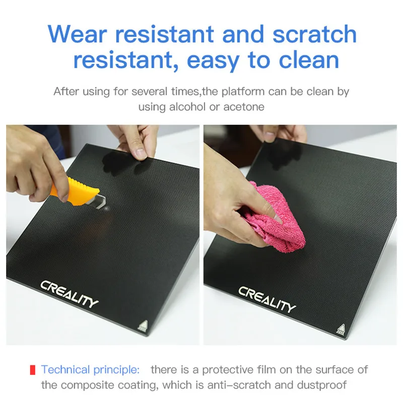 CREALITY 3D оригинальное стекло Ultrabase Подогреваемая кровать со встроенной стеклянной