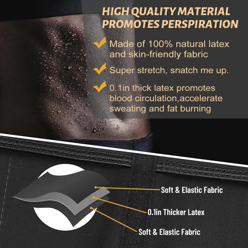 Atbuty Latex Waist Trainer 9 Steel Bones Women Cincher Tummy Slim Corset with Zipper Gridle Trimmer Belt Model Strap Body Shaper