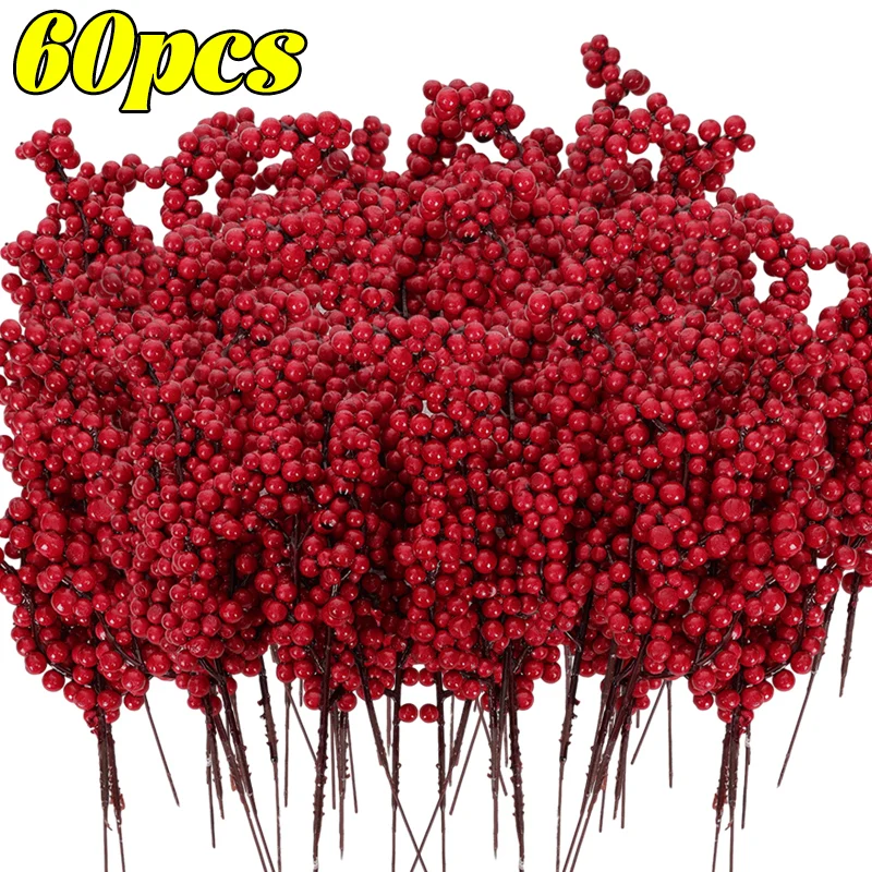 

Искусственные красные ягоды Холли