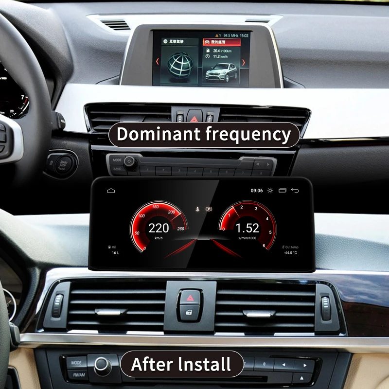 Фото Восьмиядерный процессор Qualcomm Apple Carplay для BMW 18 19 20 EVO ID6 X1 F48, мультимедийный экран, навигация, интеллектуальная система, автомобильный видеопл... №3