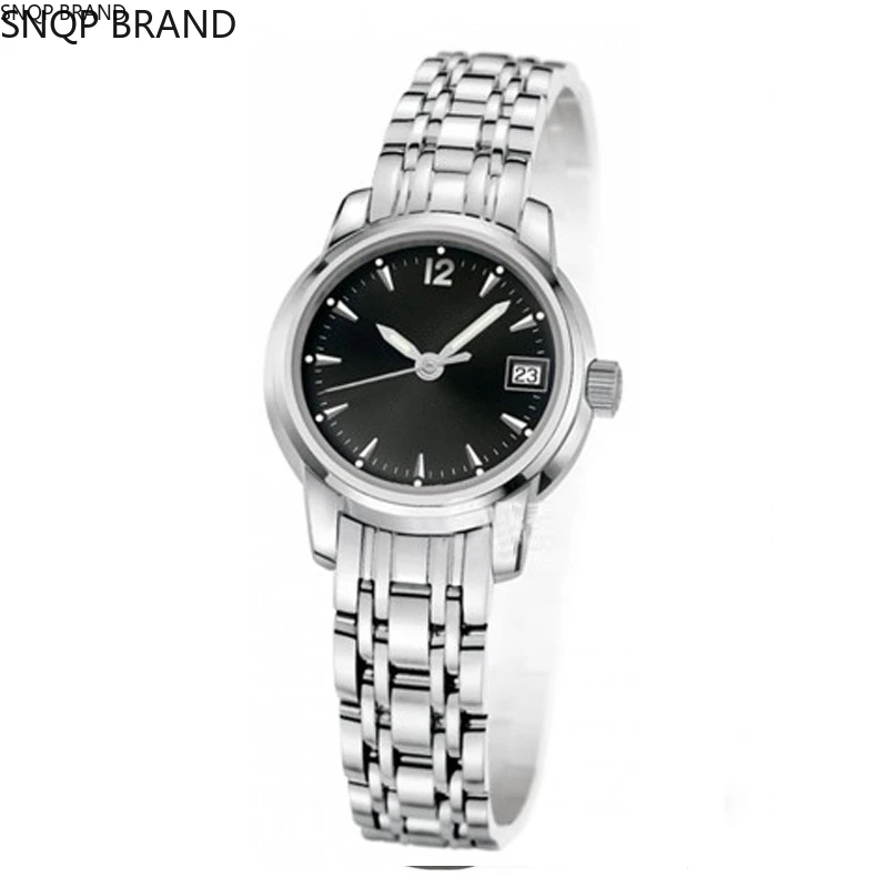 Soymia Quartz Ladies black White