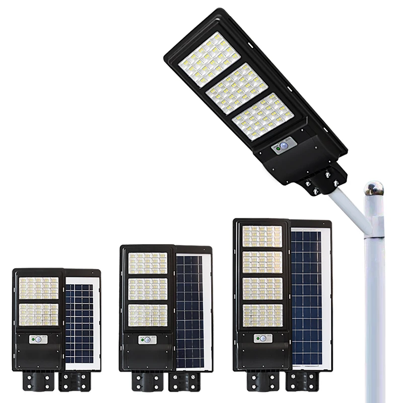 LED Solar Outdoor Lamp Rechargeable Street Lamp 80W/120W/160W  Waterproof Motion Sensor Sunlight Yard Garden Street Lamp