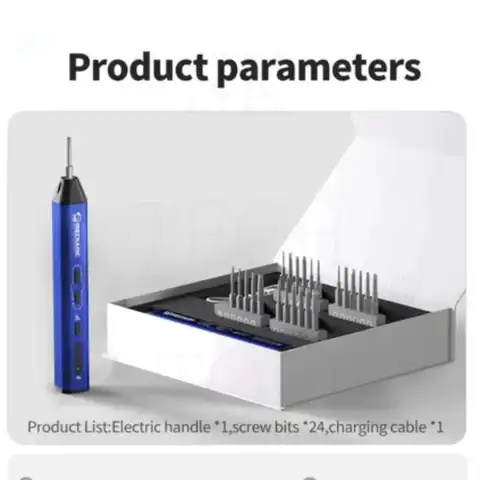 Механическая электрическая отвертка ES240, набор 24в1 для iPhone, мобильного телефона, камеры, часов, хост-ремонт, набор инструментов для разборки