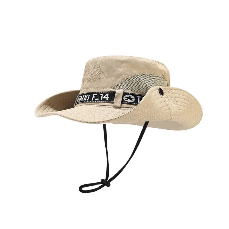

Летняя хлопковая дышащая Складная Панама LDSLYJR, рыбацкая шляпа, уличная дорожная Солнцезащитная шапка для мужчин и женщин 107