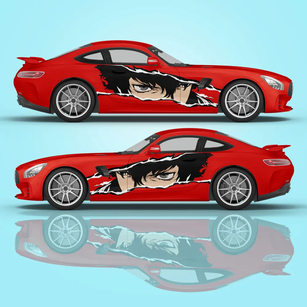 

Eyes Anime Girl Styling Sticker Sticker Side Graphic Vinyl Fashion Auto Parts Car Wrap Decal