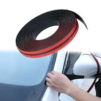 2cmx2m universal car windshield roof seal noise insulation rubber strip sticker auto exterior accessories