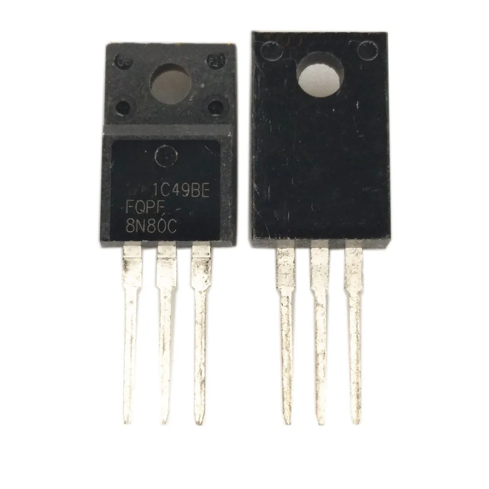 10PCS FQPF8N80C 8N80C FQPF5N65C FQPF6N80C 5N65C 6N80C TO-220F field effect tube pen new original