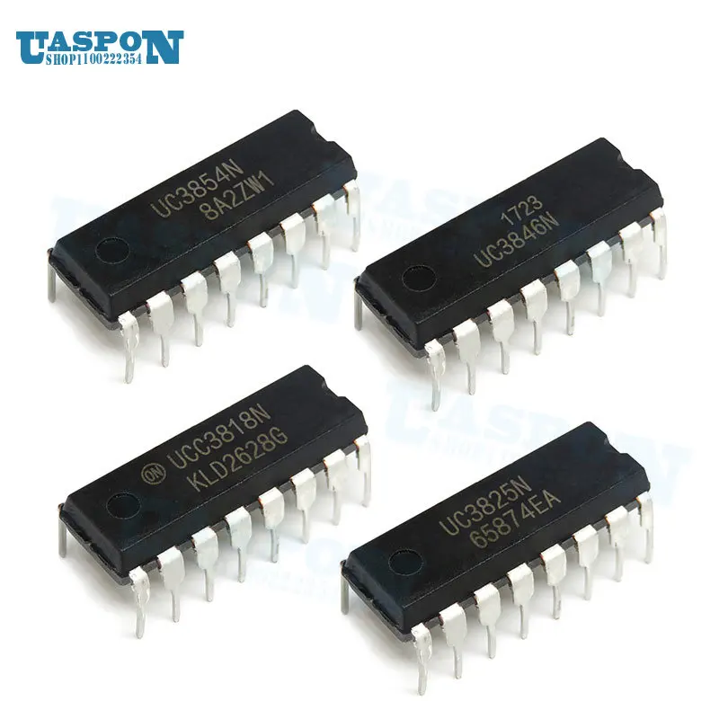 5 шт. UC3846N DIP16 UC3846 DIP 3846 DIP-16 IC UC3825N UC3825 UC3825BN UC3854N UC3854 UC3854BN UCC3818N UCC3818 UC3818N