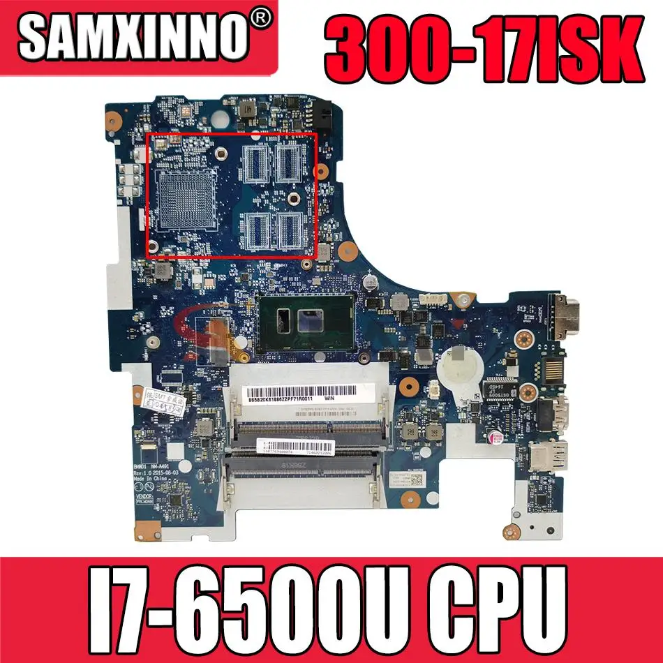 

5B20K61902 5B20J23768 для Lenovo Ideapad 300-17ISK Женская материнская плата для ноутбука BMWD1 B71-80 с SR2EZ NM-A491 DDR3 100% тест