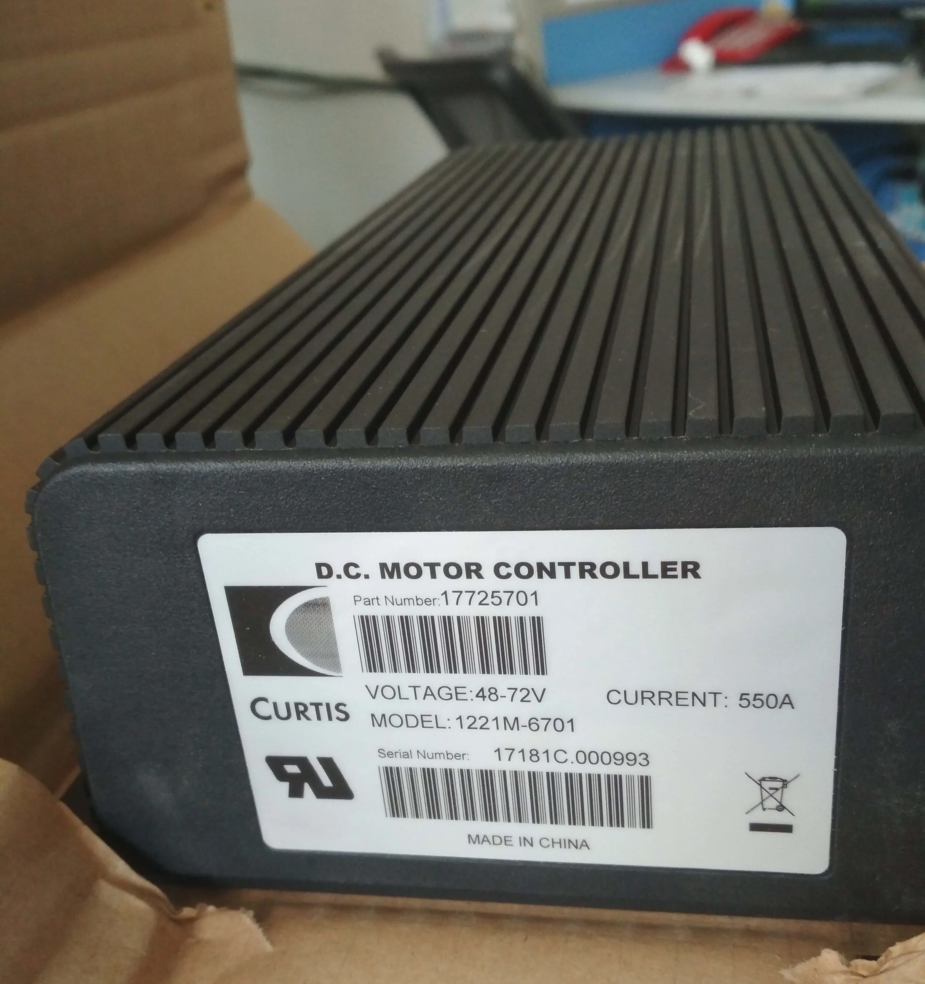 Curtis 1221M-6701 series-взвлекательный контроллер двигателя для экскурсионных