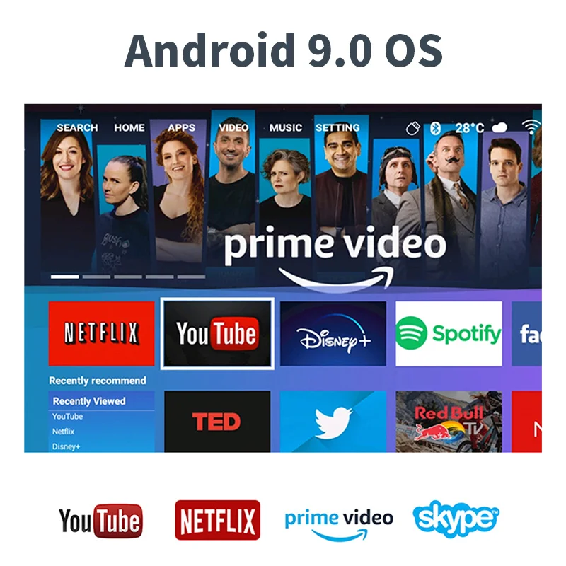 Global Version Wanbo T2 MAX Projector Full Hd 1080P Support Vertical Keystone Correction Portable Mini Home Theater Projector