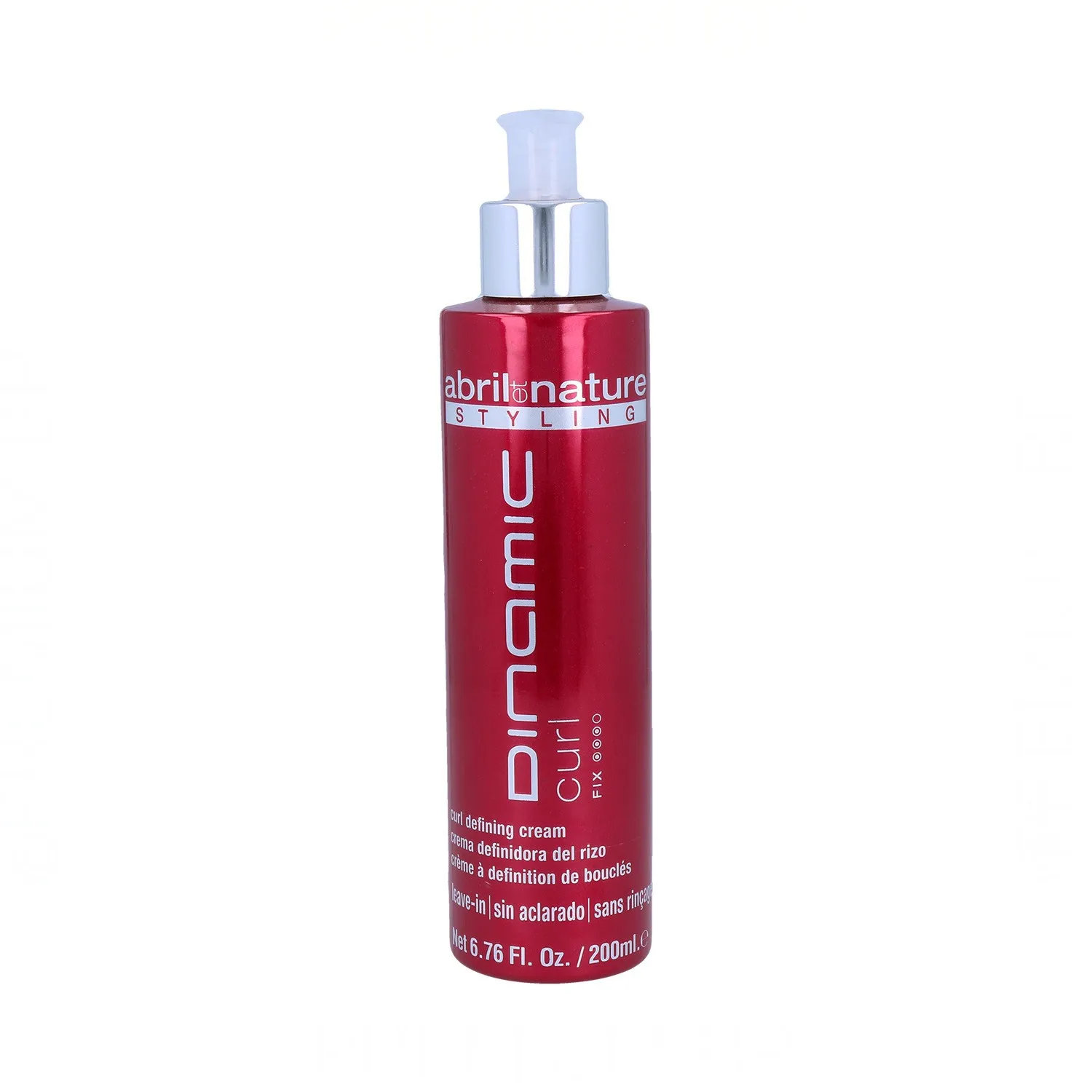Creme de Fijación Especial para Definir Rizos e Ondas. Abril Natureza Dinamic Curl 200 ml 3 Fijación Fuerte y Flexível. et
