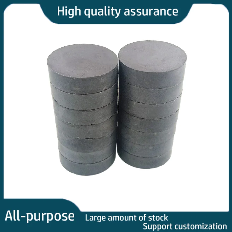 Ферритовый маленький магнит в форме кольца из стали черный магнитный