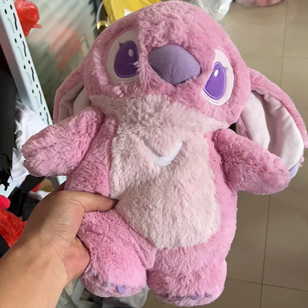 Плюшевая грелка для рук Disney Stitch Angel Lotso Горячая Женская праздничный подарок