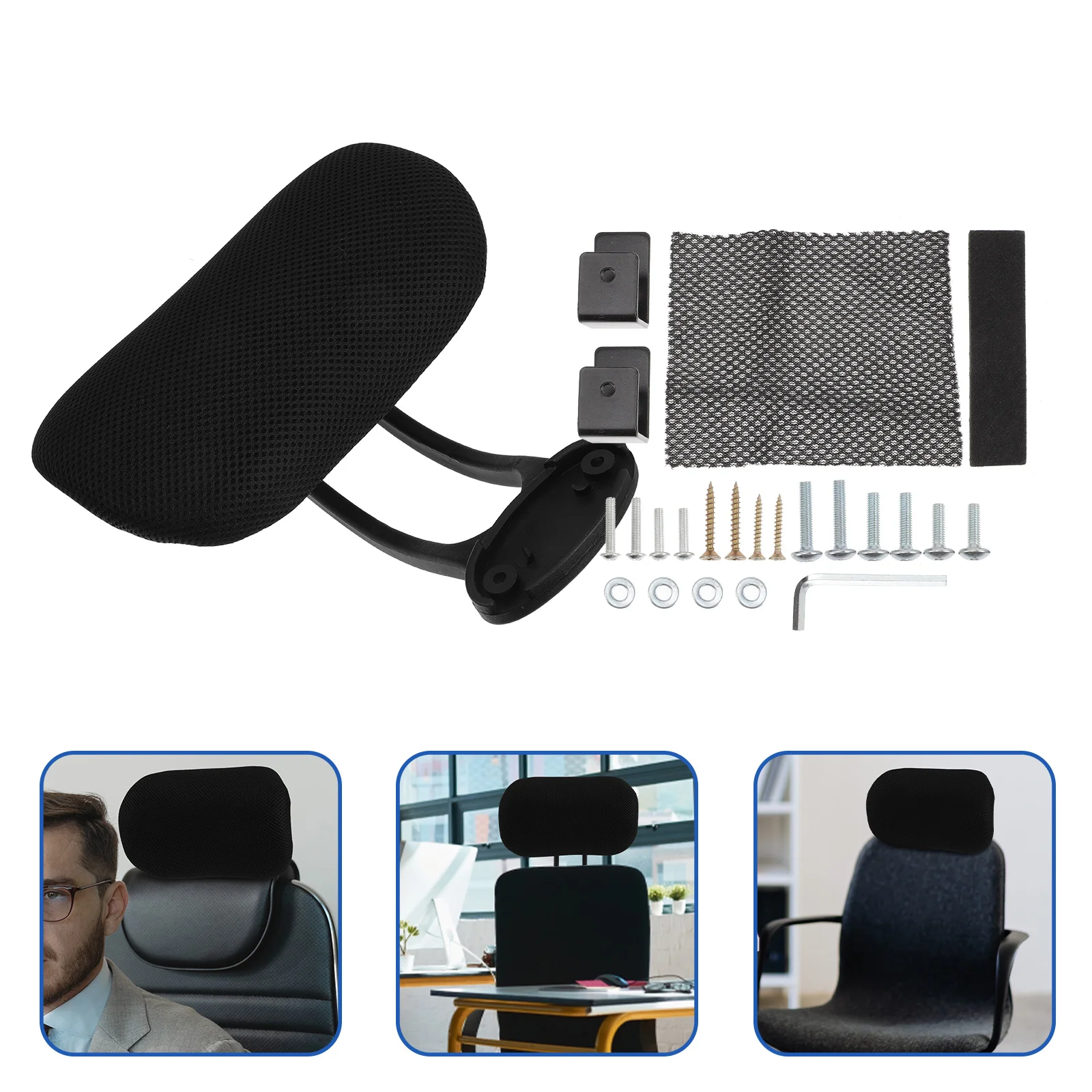 

Chair Headrest Head Computer Pillow Office Attachment Adjustable Neck Work Lift Protection Cushion Support Universal Desk Embody