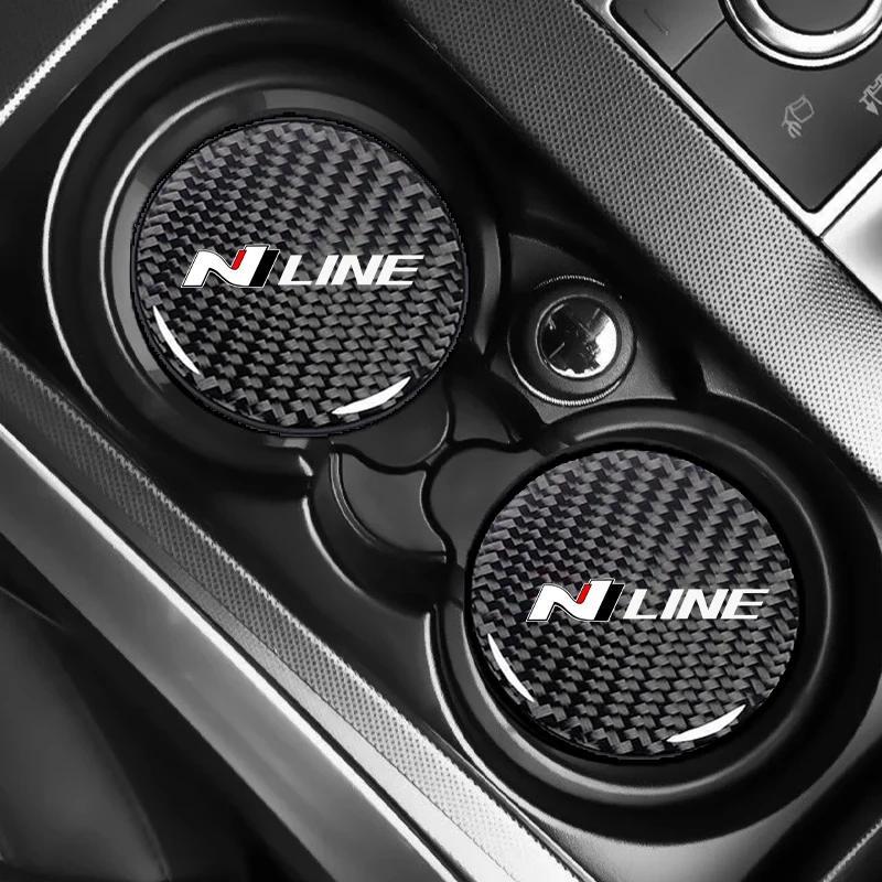 

2 шт., автомобильные подставки под воду для Hyundai N LINE i30 i20 Sonata Accent Tucson Elantra Veloster Kona Tucson Azera