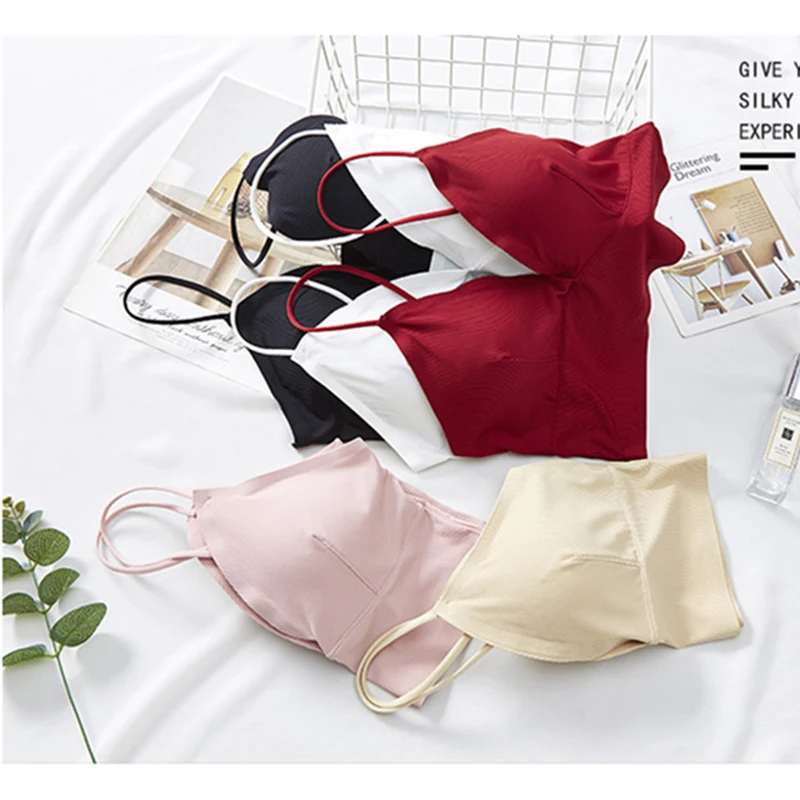 Silk Bras Women's Top Underwear One-piece Summer New Comfortable Seamless Bralette Tube