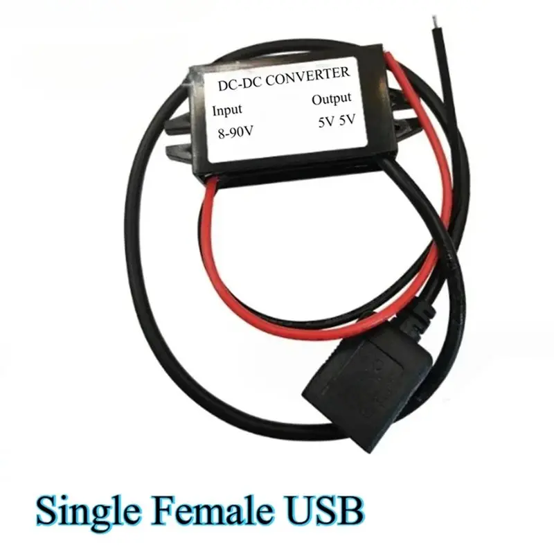Фото A23P: Высокоэффективный DC-DC преобразователь (8-90В в 5В, 5А, 25Вт) с Type-C и Micro USB для быстрой зарядки №2
