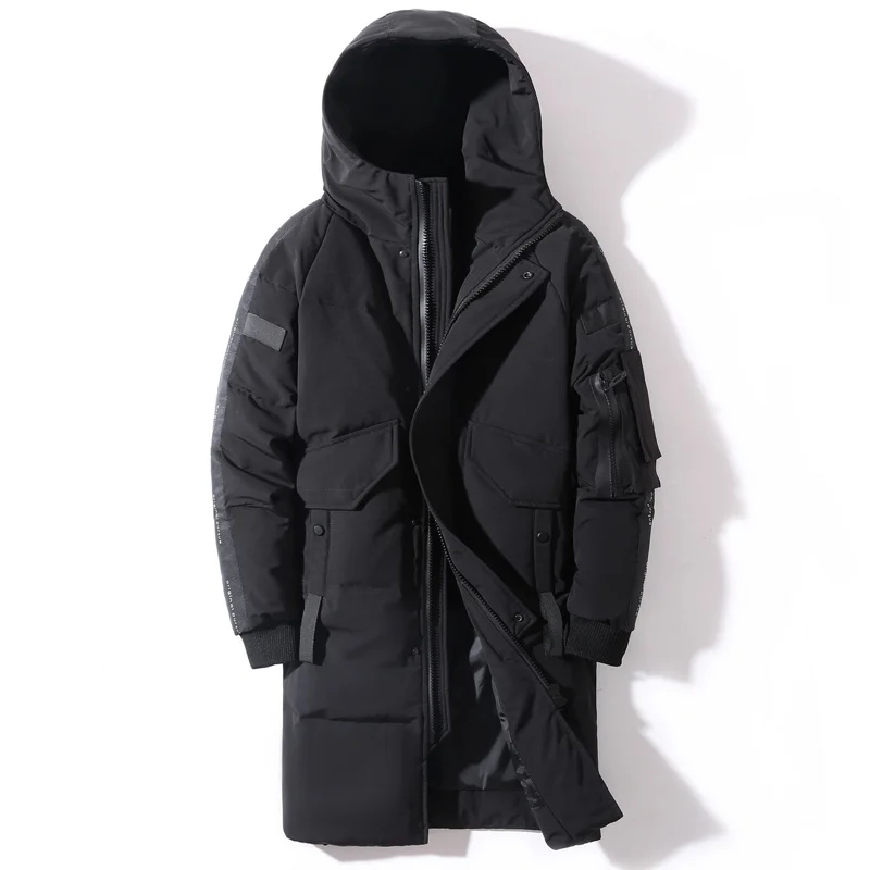 

2023 Winter Men's Down Jacket ded Fasion Lon Down Coat Men Windproof Waterproof Tick Warm Brand Mens Clotin Lon Parka