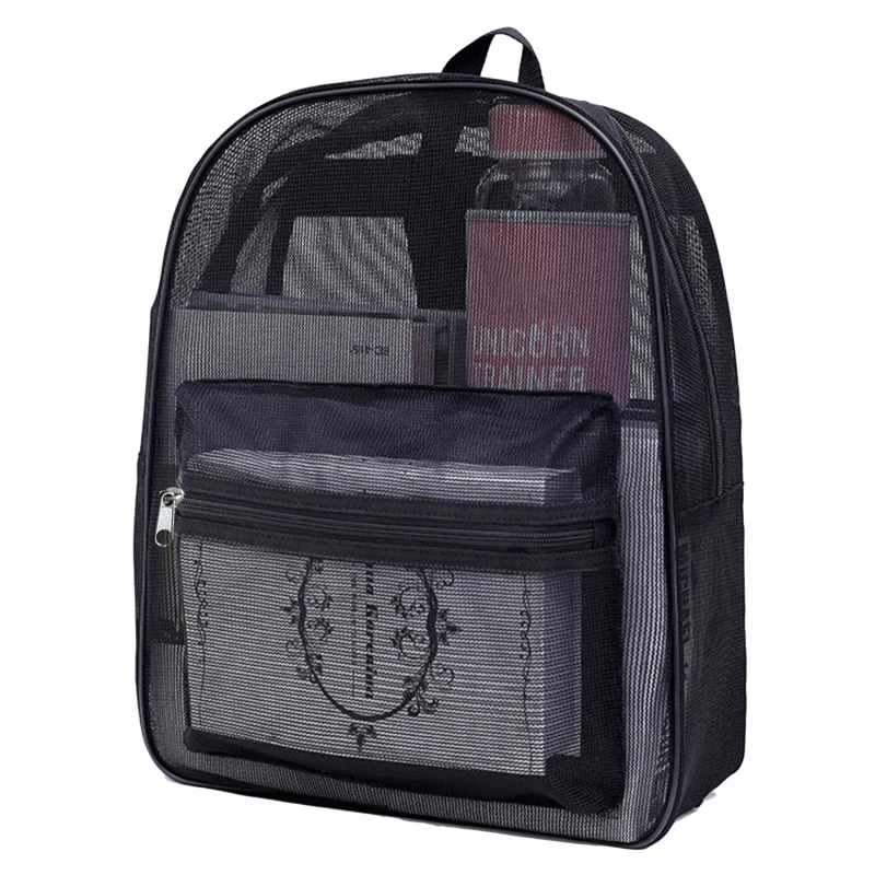 

Mesh Backpack Fashion Household Goods Storage Bag Backpack Fitness Club Swimming Travel Beach Outdoor Sports Camping Gym Bags
