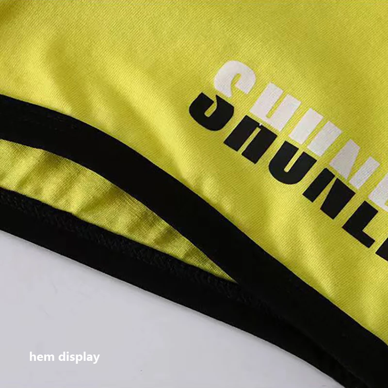 FK Classic Boxers Shorts Breathable Splicing Cotton Men's underwear Fashion low waist underpants Black Printing Panties For Men