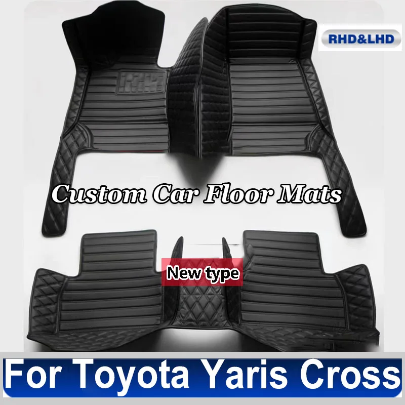 Автомобильные коврики для Toyota Yaris Cross Yarisu Kurosu hybrid 2021 2022 2023 водонепроницаемые