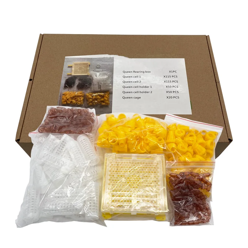 Набор для вывода маток, система для вывода маток пчелиных ячеек