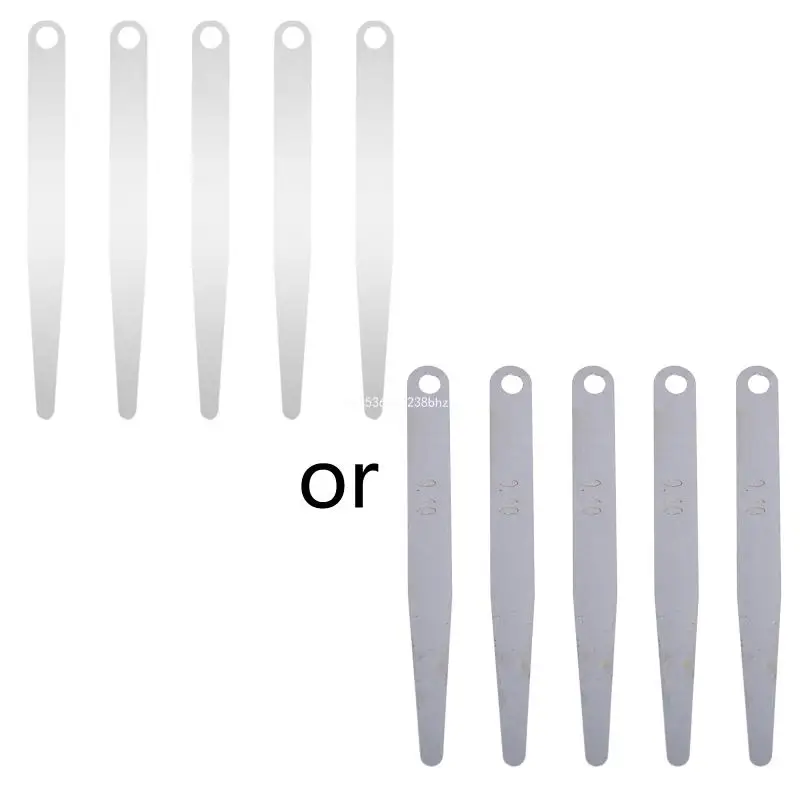 

Ультратонкая 0,1 мм профессиональная изогнутая мокрота из нержавеющей стали, инструмент для открывания и ремонта фотоэлементов, 5 шт., Прямая поставка